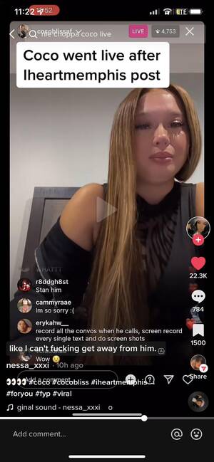 Coco Naked Fucking - Coco & Memphis - I've been trying to follow all this mess. Is there a  Reddit page for them? : r/tiktokgossip