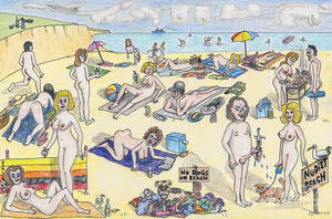 erection at nude beach videos - Chest out on the Nudist Beach Art Print by Steve Royce Griffin - Pixels