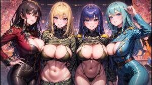 Army Girl Cartoon Porn - Army Girl - Anime AI Art : r/aipornart