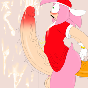 Amy Rose Porn Flat Chest - Yaoi pinup amy rose