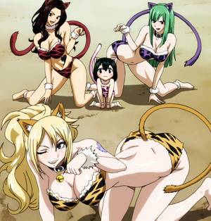 Cat Fairy Tail Porn - Bisca you can dress like that infront of Alzack, not your child
