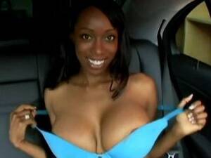 big black boobs in car - Ebony Chick With Huge Boobs Fucked in The Back Seat of The Car And Sprayed  With Jizz on Big Tits - NonkTube.com