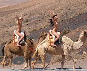 Egyptian Porn Star Riding Camel - naked-camel-ride-03