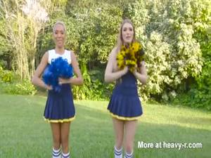 Lesbian Cheerleader Porn - Lesbian cheerleaders Fucking Pom Poms