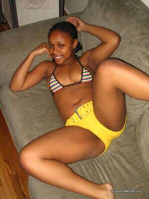 ebony slut glamour - Amateur ebony chick in slutty poses