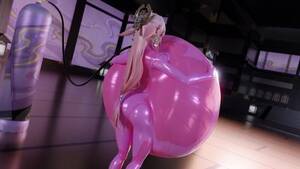 Balloon Porn Anime Babe - Zero Suit Yae Balloon Stuffing Inflation | Glossy Tempo - Pornhub.com