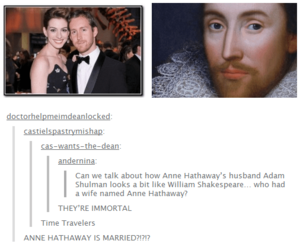 Anne Hathaway Gay Porn - Immortality at it's Finest. : r/tumblr