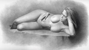 drawings of nudes - Drawings of Naked Women - 56 porn photos
