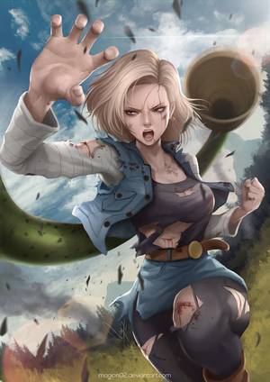 android 18 hentai cg - Dragon Ball Android 18 by magion02.deviantart.com on @deviantART