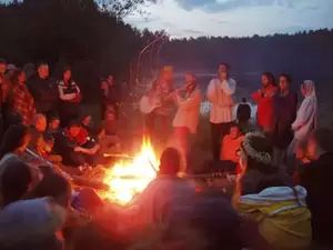 brazil nudist - Russian Rainbow gathering in Karelia