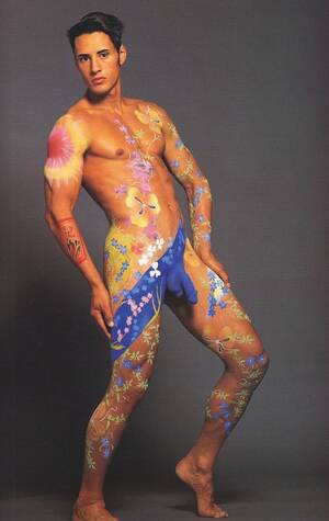 Body Art Porn Boys - Sexy Male Body Painting - Nude Men, Nude Male Models, Gay Selfies & Gay Porn