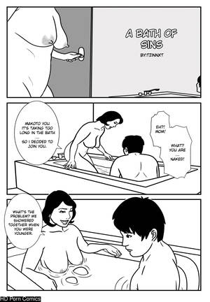 Bathroom Mature Cartoon Porn - A Bath Of Sins comic porn | HD Porn Comics