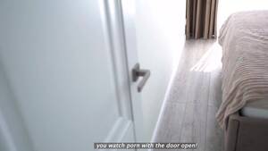 Jenny Dad Porn - Jenny Lux - Daughter Seduces dad by Watching Porn with Door Open