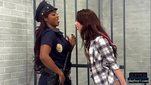 ebony police naked - Black female cop strapon fucked by a hot teen inmate - XVIDEOS.COM