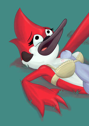 cartoon sex mordecai fucks margaret - Mordecai put fat cock between Margaret bra â€“ Regular Show Porn