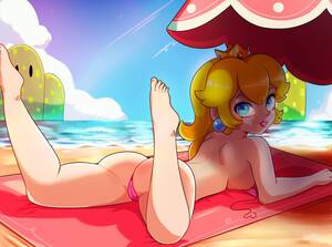 mario porn nude beach - Princess Peach (tenshigarden) [Super Mario Bros] : r/rule34