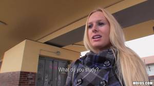 Angel Wicky Public Pickup Porn - Busty Blonde Babe Angel Wicky Takes a Big Cock in Her Mouth and Pussy