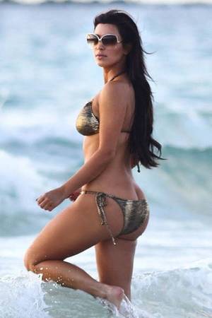 Kim Kardashian Ass In Thong Porn - 