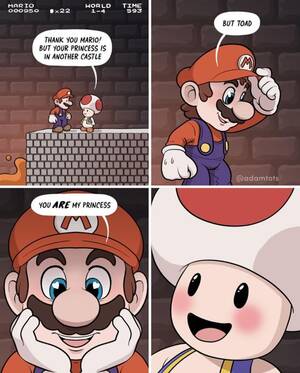 Gay Toad Porn - Wholesome mario man : r/wholesomememes