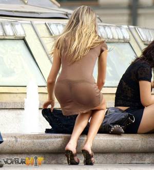 dress upskirt voyeur - Public madness