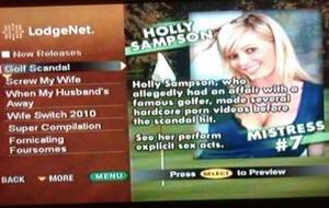 Matlock Fake Porn - Holly Sampson, you might remember, was the actress (MILF Bone 4, Suck It  Dry 6, Matlock) into whom Tiger ...