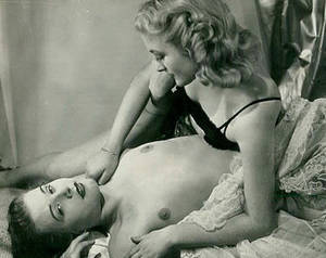 black on white lesbian lovers naked - Jazz Age Sensual Lesbian-Two Lovers - Black & White Image Multiple Sizes -  Erotic