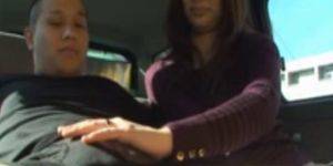 Asian Milf Car Porn - Asian milf sucking cock in car back seat