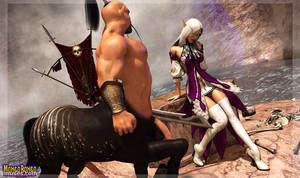 Cartoon Female Centaur Porn - NSFW: Centaur Comic Porn: Centaur Advantage