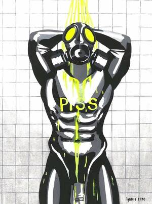 Kinky Gay Porn Art - Golden Shower, Piss, Homoerotic Art, Gay Sex, Watersports,gay, Lgbt Art,  Fetish, Rubber, Gas Mask, Kink, Limited Edition Handsigned Artprint - Etsy  Finland