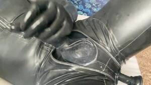 latex anal sleeve - Anal Sheath Latex Catsuit Dildo Play - Pornhub.com