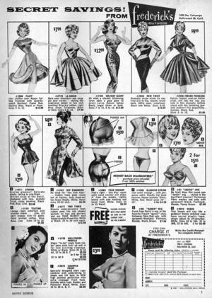 Fredericks Of Hollywood Porn - Fredericks of Hollywood 1961