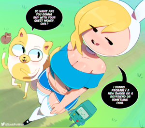 Adventure Time Bmo Sexy - WHAT ARB YOU GONNA BUY WITH YOUR QUEST MONEY, GIRL? I DUNNO.. PROBABLY A  NEW SWORD ORA BOYFRIEND 0Â° SOMETHING COOL. / at ero :: adventure time ::  Ñ„ÑÐ½Ð´Ð¾Ð¼Ñ‹ :: Fionna ::