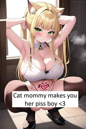 hentai wet pussy captions - Do As You Are Told!-Cat Mommy Makes You Her Piss Boy, Wet Pussy and