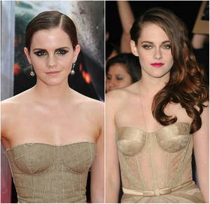 Kristen Stewart Emma Watson Porn - thecrossroadblog: Emma Watson vs. Kristen Stewart