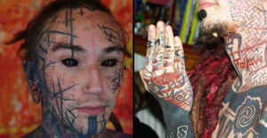 extreme japanese tattoos - Body Modifier Chopped Off Their Own Finger To Create Extreme Body Art -  LADbible