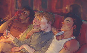 Harry Potter Art Porn - UptheHill â€” Fan Artist UpTheHill on Dramione, Erotic Art, and...