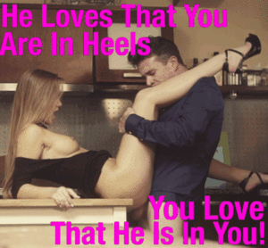 Heels Porn Captions - High heels sissy cap - Porn With Text