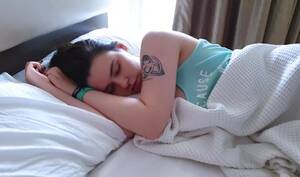 homemade sleeping sex - Home sleeping girl woke up from a rough fucking pussy in bed - HD porn  online