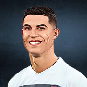 happy interracial dark cavern - Cristiano Ronaldo - Art of Football Legends | OpenSea