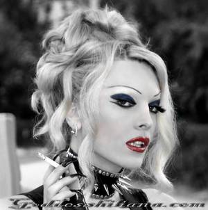 Black Cigarette Smoking Porn - Free porn pics of Goddess Hiliana Black Dress 11 of 27 pics