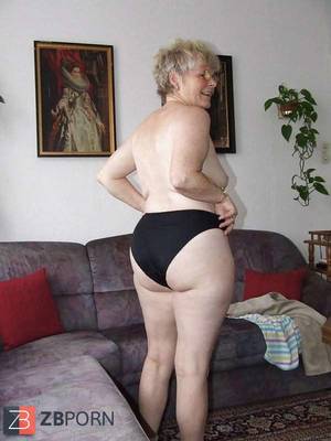 black granny in thong - Granny thong