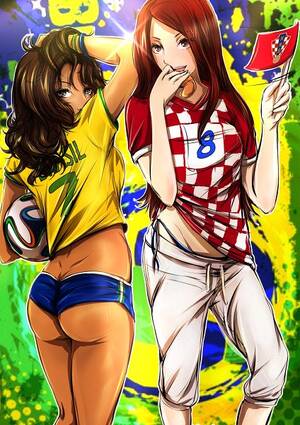 2014 cartoon porn - World Cup Girls 2014 - Porn Cartoon Comics