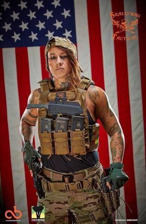 Military Girls Gone Wild Porn - Kinessa Johnson prior tours in Afghanistan Now Locked and Loaded for  poachers. \