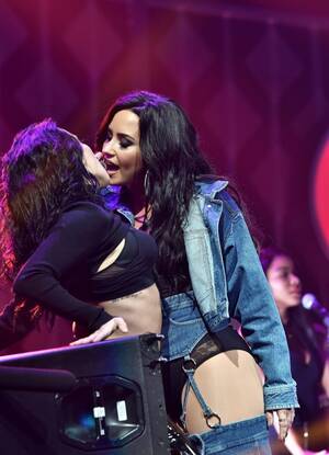 Demi Lovato Lesbian Sex - Demi Lovato says her lesbian kiss with Kehlani was 'perfect' | PinkNews
