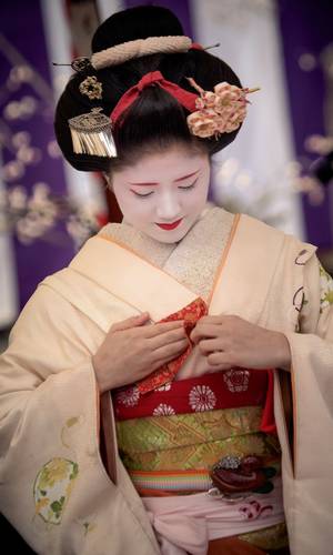 geisha hana - èˆžå¦“ maiko å‹å¥ˆ katsuna ä¸Šä¸ƒè»’ KYOTO JAPAN