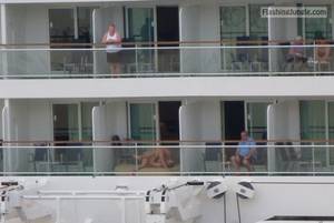 Balcony Fuck - Caught fucking on balcony