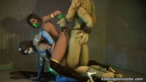 Mortal Kombat X Tits - Mortal Kombat X sex lesson in threesome