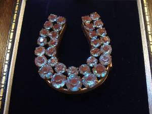 Georgian Vintage Porn - Beautiful Antique Victorian Rose Pinchbeck,Brilliant Blue Saphiret  Stones:Brooch