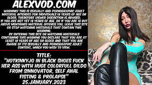 girl fisting ass captions - Hotkinkyjo in black shoes fuck her ass with huge colorfull dildo from  sinnovator, self anal fisting & prolapse - XVIDEOS.COM
