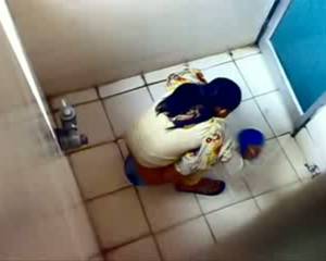 girls peeing on hidden cam - A Hides Video In Bathroom Pissing